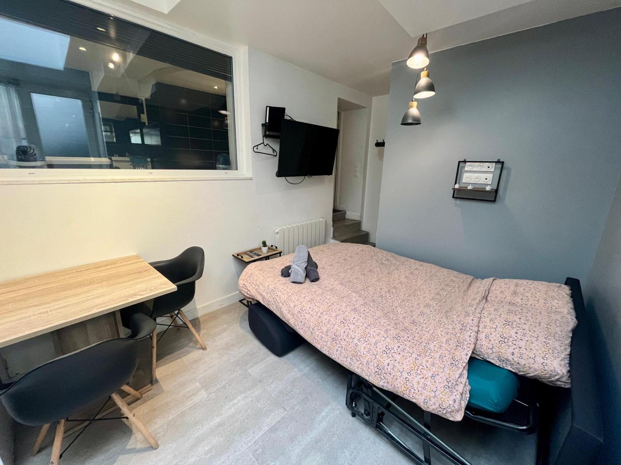 Apartamento Escapade Romantique - Jacuzzi Et Parking Prive - 002 Ruan Exterior foto